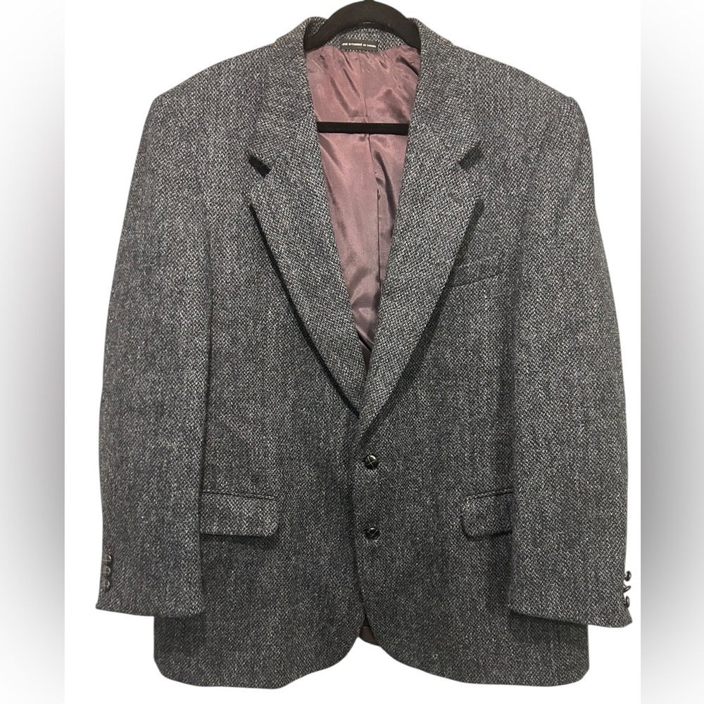 Harris Tweed Grey Tweed Country Jacket - Picture 3 of 15